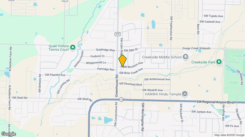 3607 SW Birchton Ave Map and Location Details