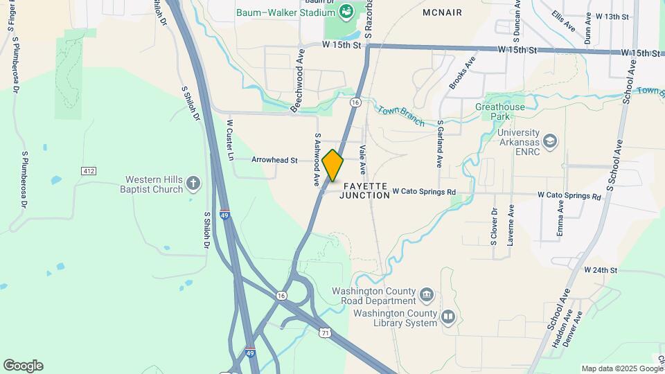 1572 W Cato Springs Rd Map and Location Details