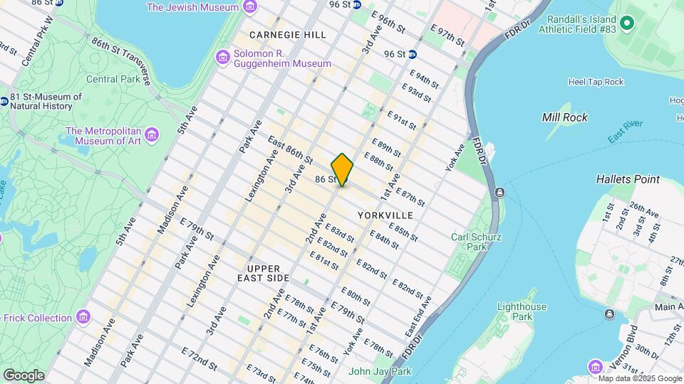 1644 2Nd Avenue Mapa y Detalles de la Ubicación