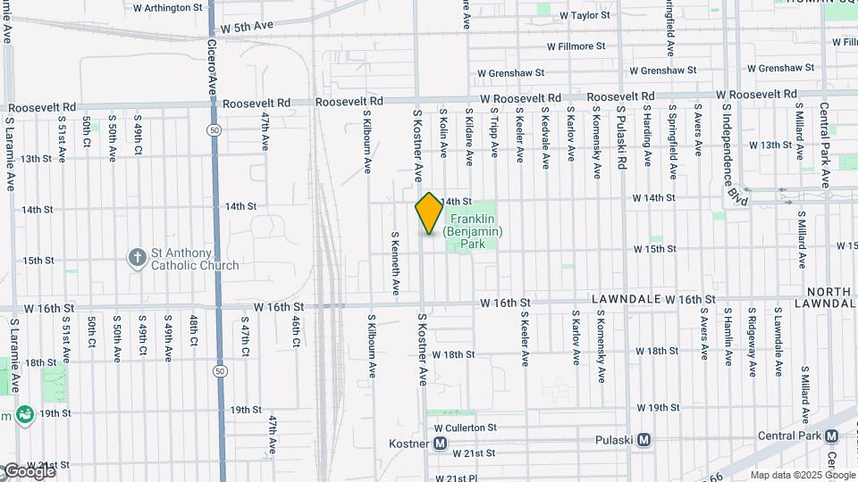 1445 S Kostner Ave Map and Location Details