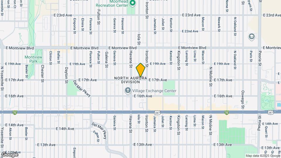 1700 Iola St Map and Location Details