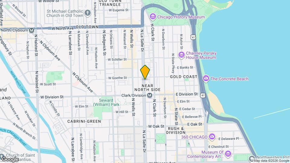 1251 N La Salle Dr Mapa y Detalles de la Ubicación