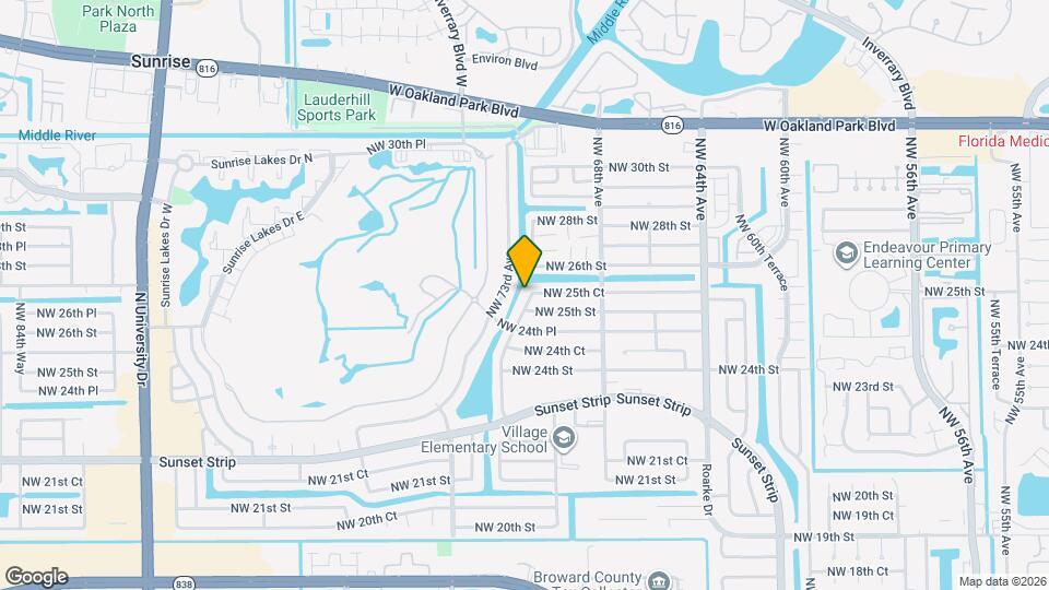 2521 NW 72nd Ave Map and Location Details