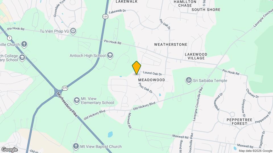 841 Post Oak Dr Map and Location Details