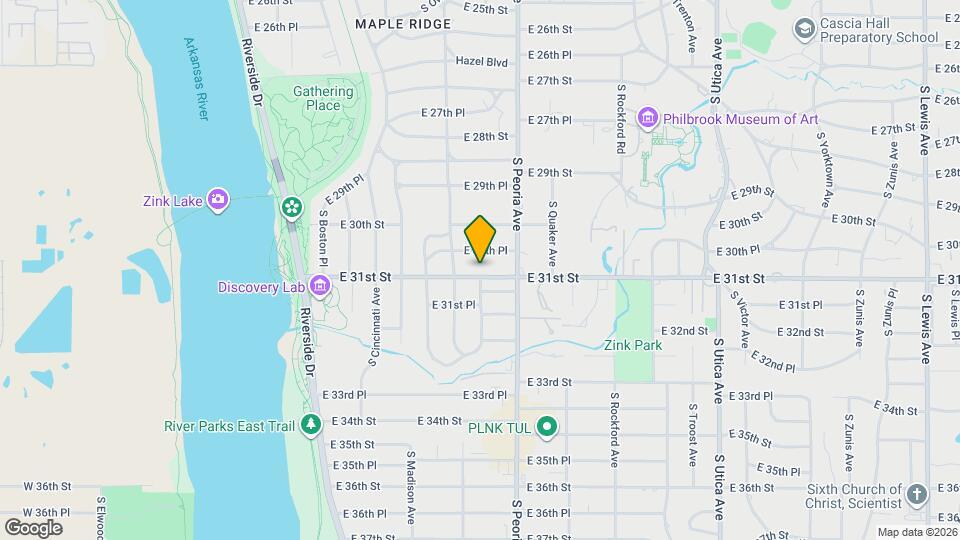 1223 E 31st St Map and Location Details