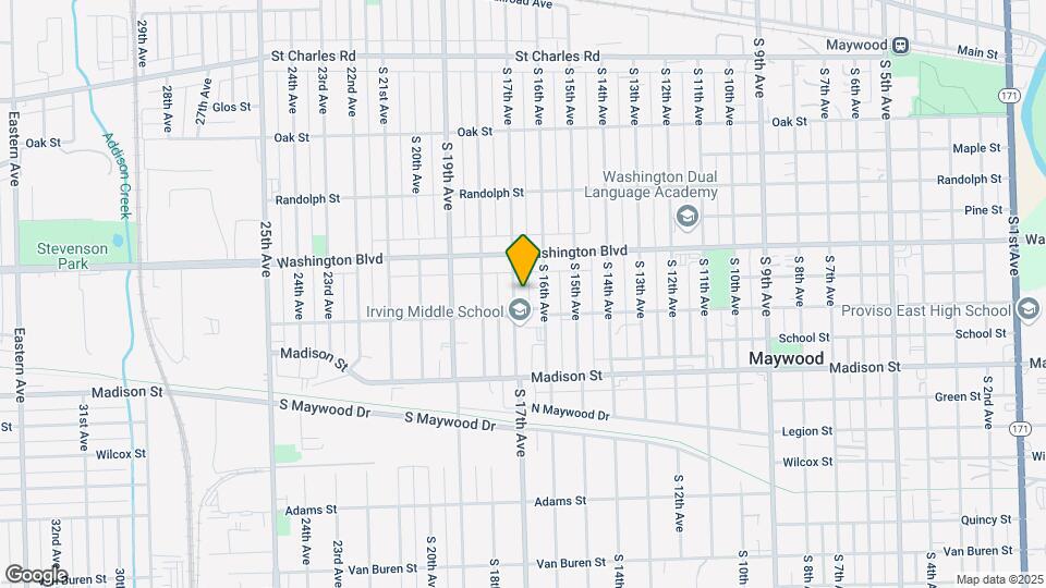 631 S 17th Ave Map and Location Details