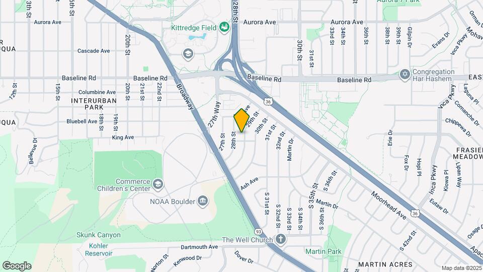 305 29th St Map and Location Details