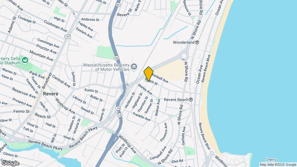 525 Beach Street Map and Location Details