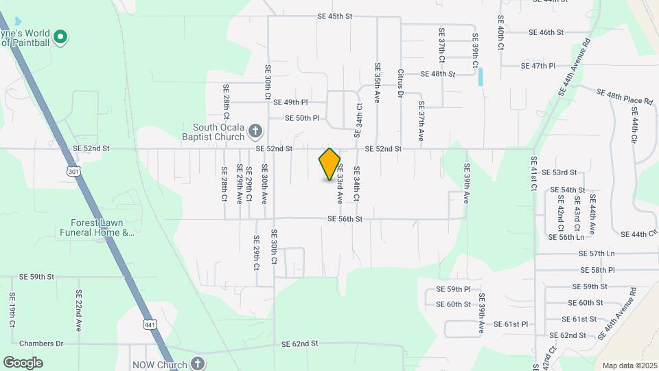 5325 SE 32nd Ct Map and Location Details