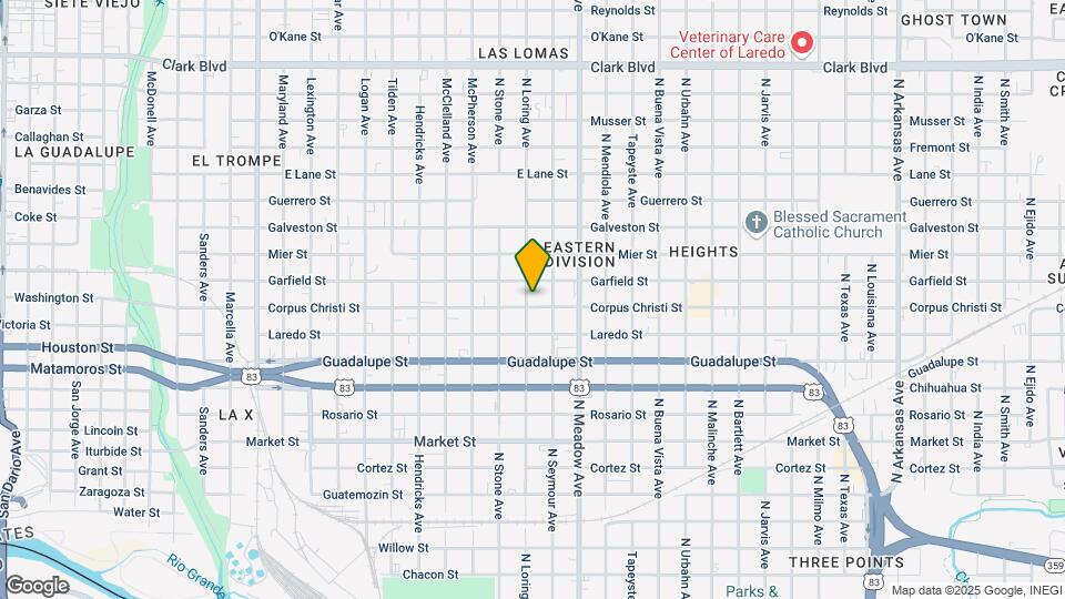 1402 Corpus Christi St Map and Location Details