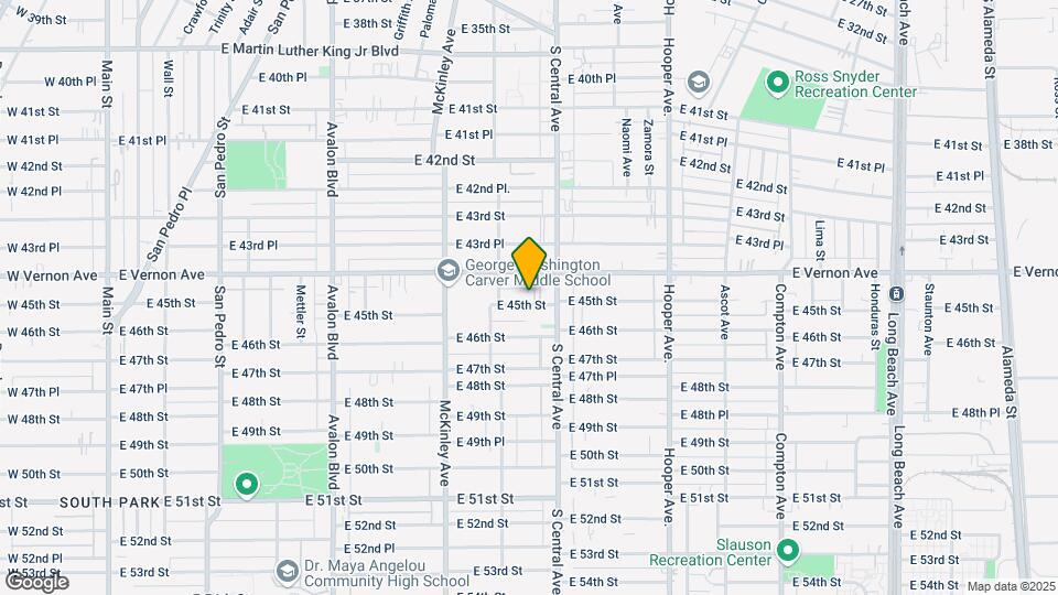 1029 E 45th St Map and Location Details