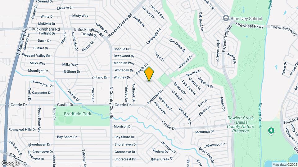 1701 Whiteoak Dr Map and Location Details