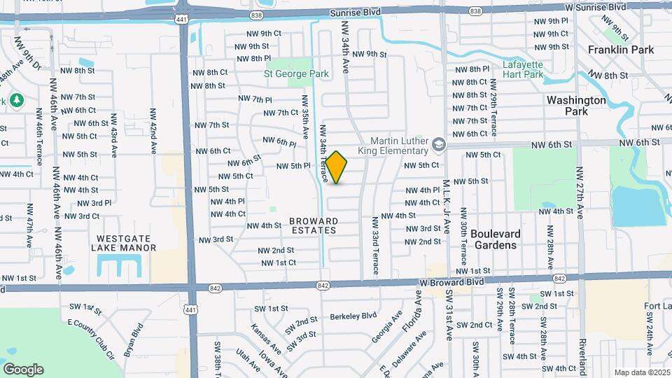 3460 NW 5th St Map and Location Details