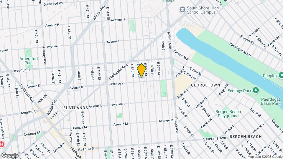 1249-1253 E 55th St Mapa y Detalles de la Ubicación