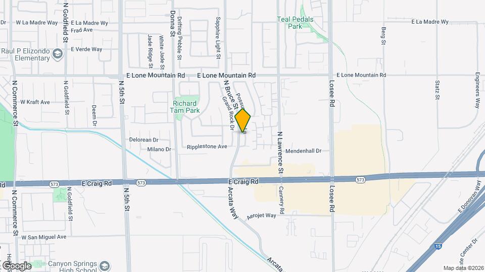 4521 Possum Berry Ln Mapa y Detalles de la Ubicación