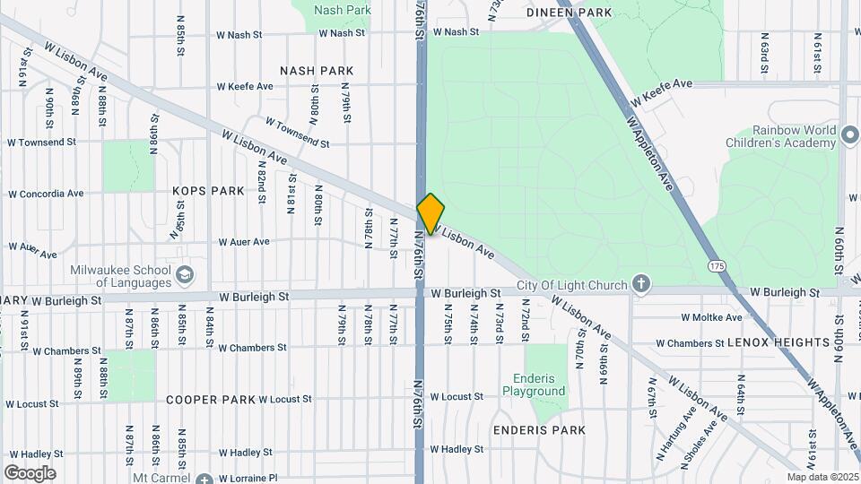 3210 N 76th St Map and Location Details