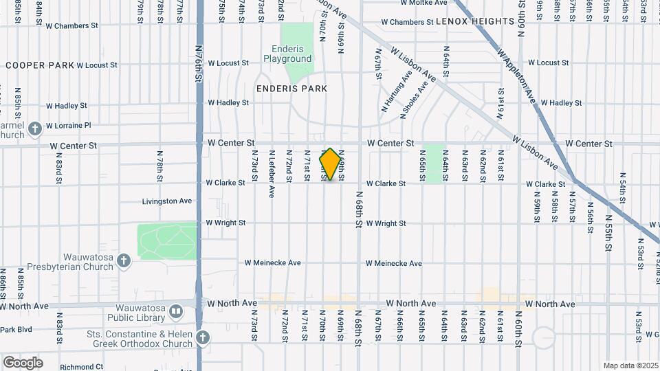 2576 N 70th St Map and Location Details