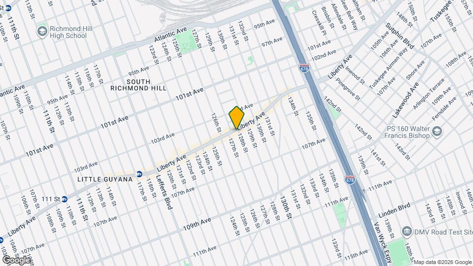 127-16 Liberty Ave, Unit 2 Mapa y Detalles de la Ubicación