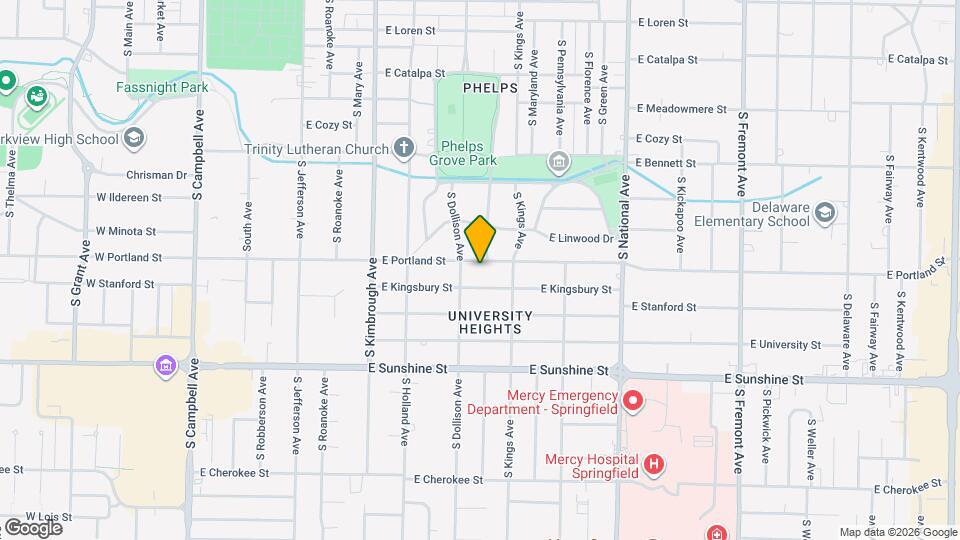 918 E Portland St Map and Location Details