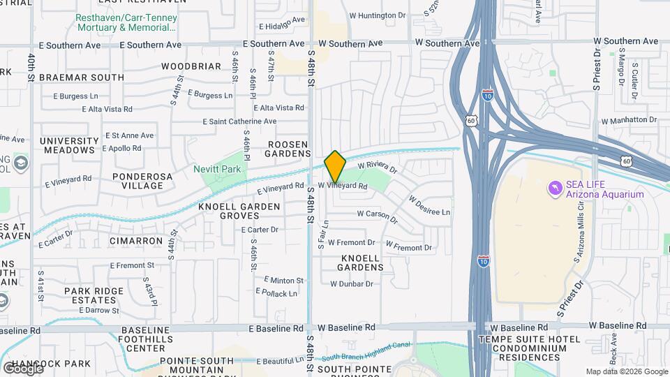 4402 S Park Dr Map and Location Details