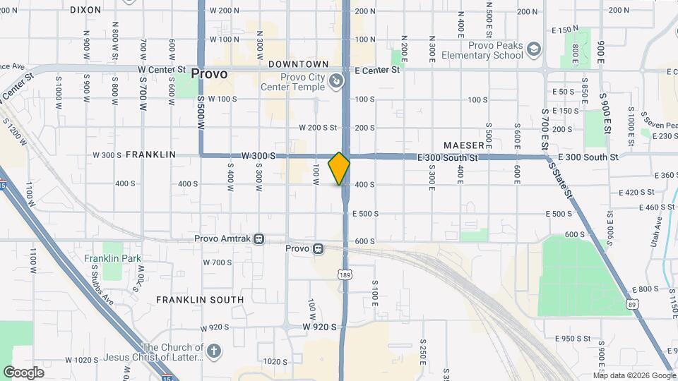 25 W 400 S, Unit Bright Building 108 Map and Location Details