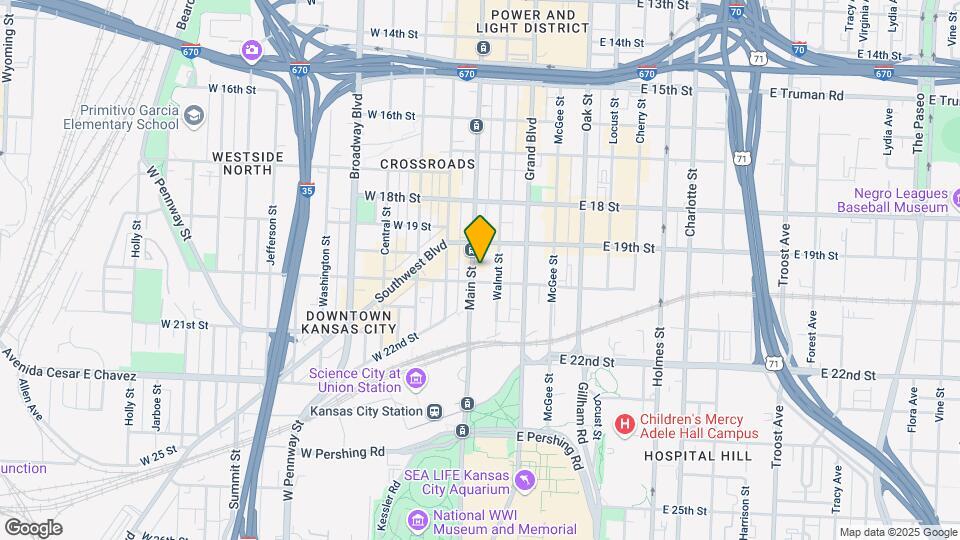 City Club Apartments Crossroads Kansas City Mapa y Detalles de la Ubicación