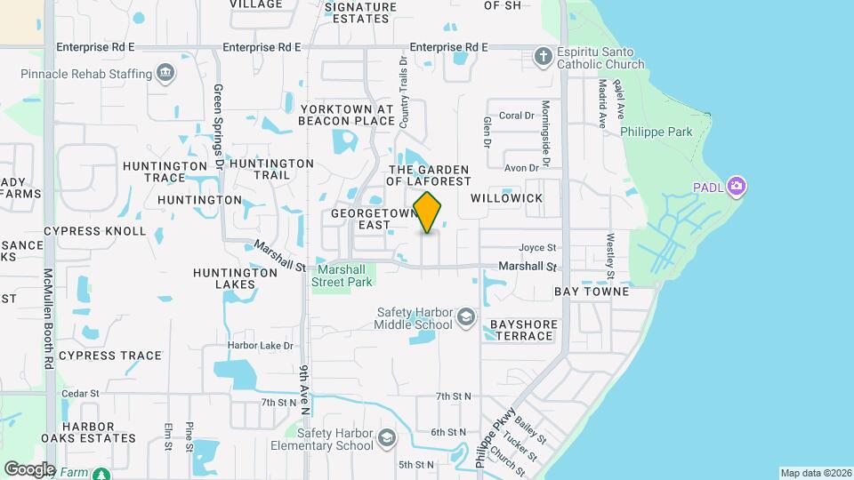 1110 Woodcrest Ave Map and Location Details