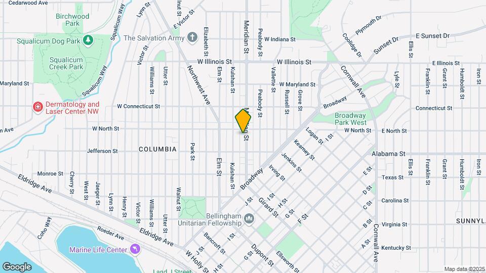 2517 Meridian St Map and Location Details