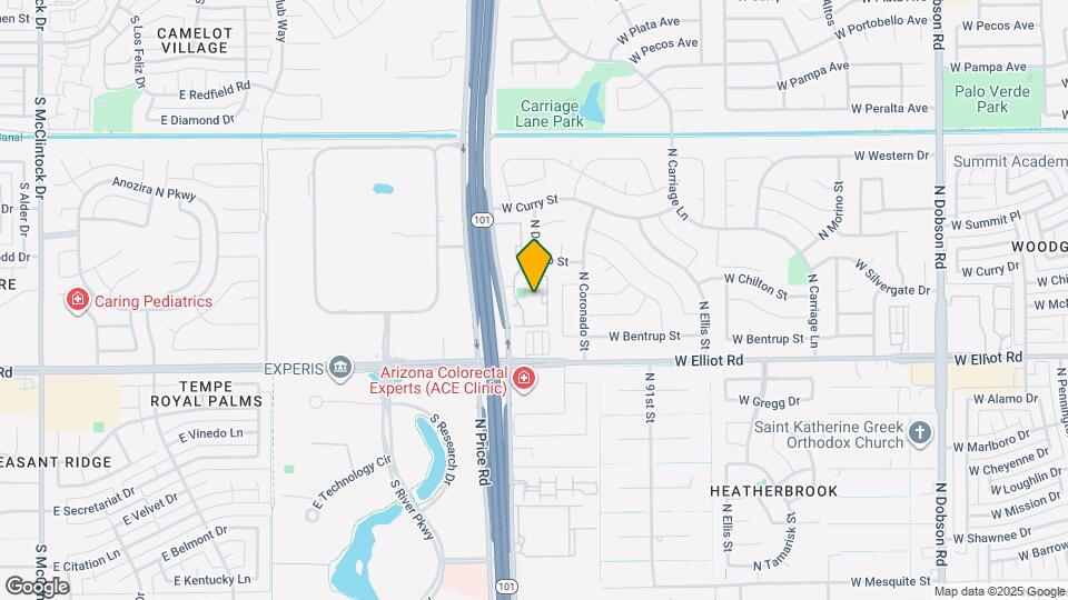 Chandler Meadows Apartments Map and Location Details