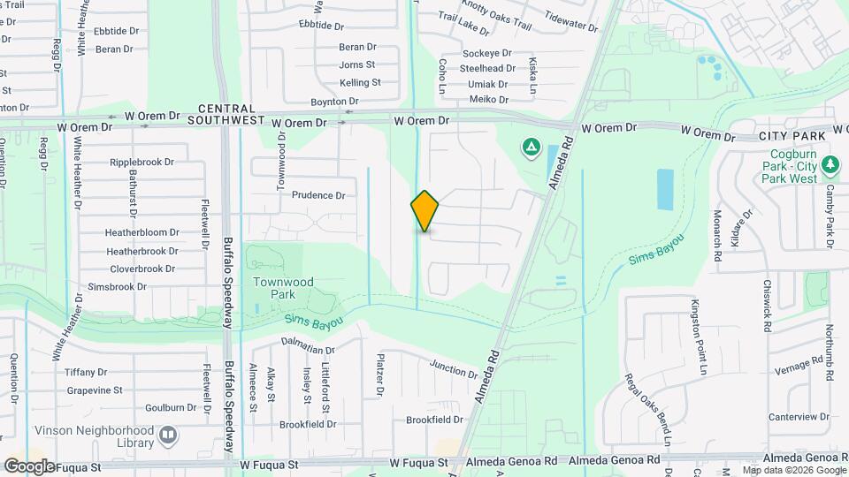 14038 Placid Bayou Trail Map and Location Details