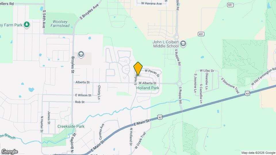 4535 W Sweetgum Ln Map and Location Details