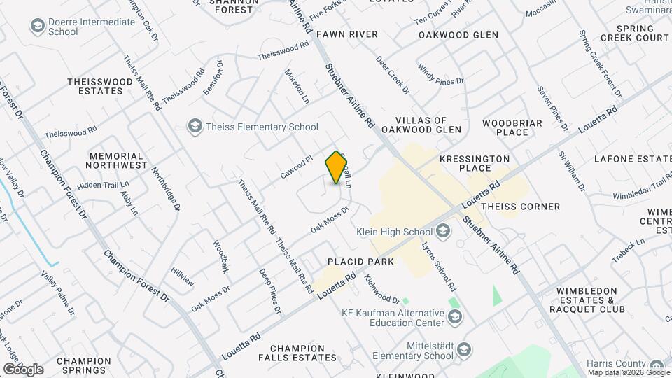 7414 Dayhill Dr Map and Location Details