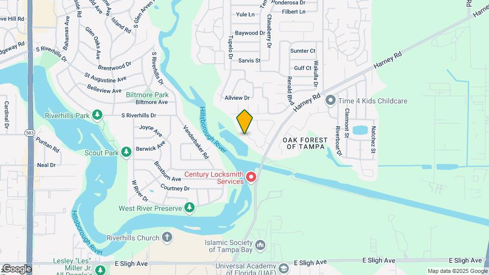 7425 Terrace River Dr Map and Location Details