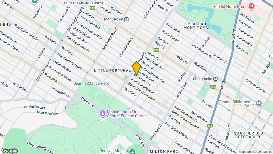 Place Coloniale Map and Location Details