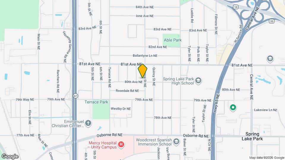 699 80th Ave NE Map and Location Details