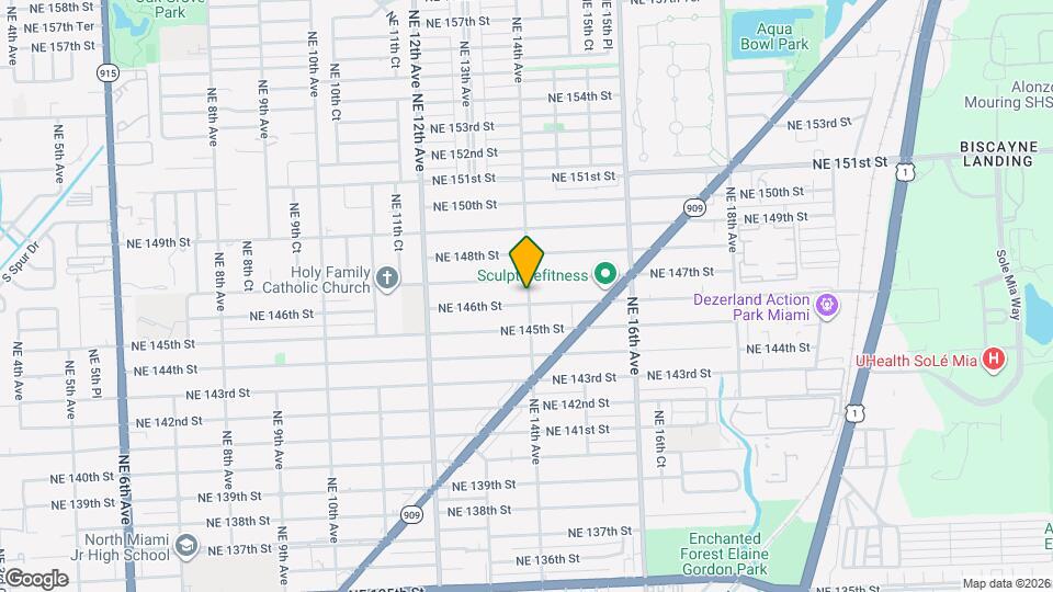 14602 NE 14th Ave Map and Location Details