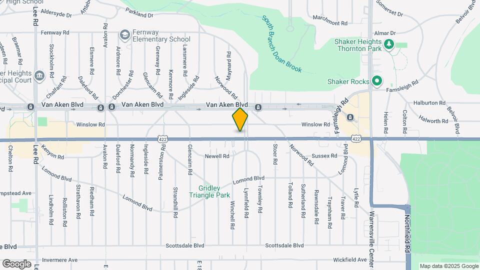 18725 Chagrin Blvd, Unit UP Map and Location Details