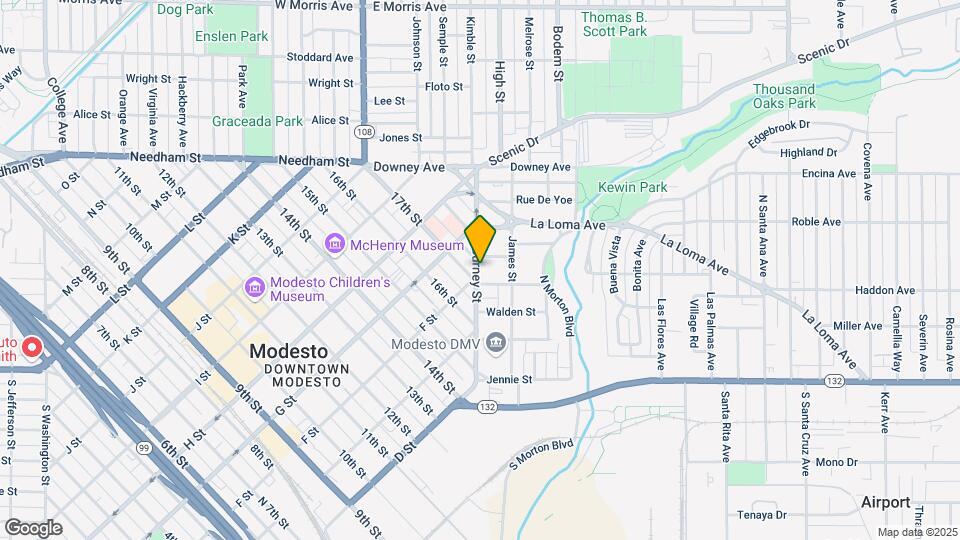 316 Burney St Mapa y Detalles de la Ubicación