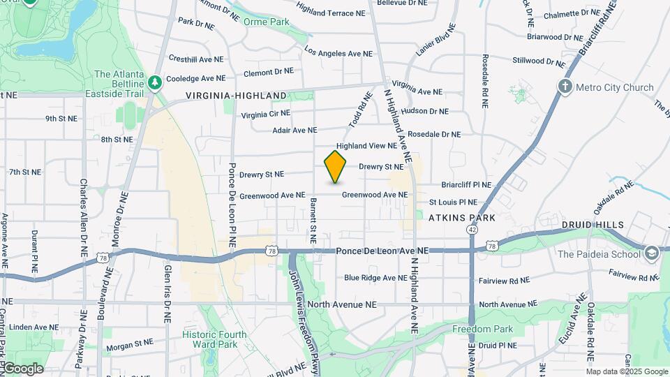 916 Greenwood Ave NE Map and Location Details