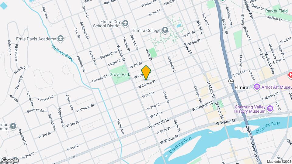 426 W Clinton St Map and Location Details