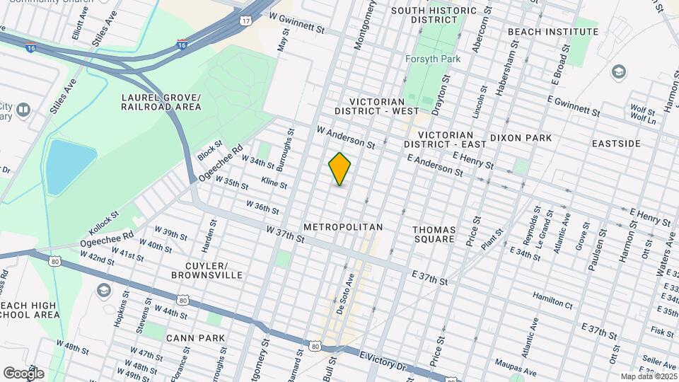212 W 34th St Map and Location Details