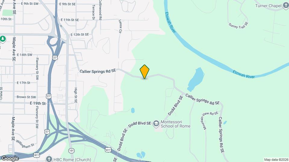 2622 Callier Springs Rd SE Map and Location Details