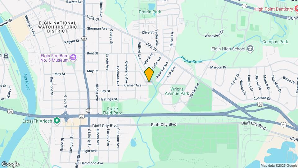 649 Edgebrook Terrace Map and Location Details