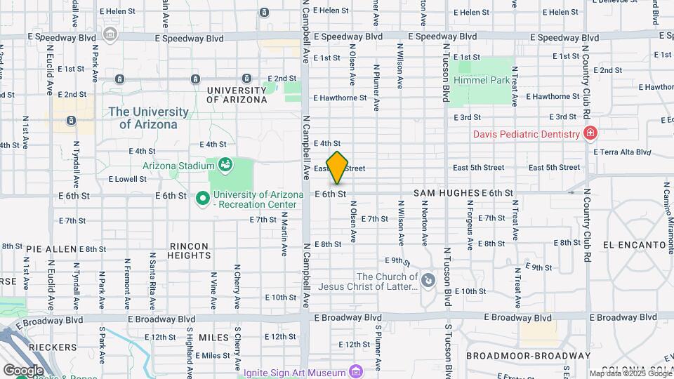 2015 E 6th St Map and Location Details