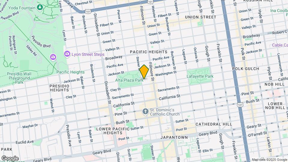 2330-2336 Steiner St Mapa y Detalles de la Ubicación