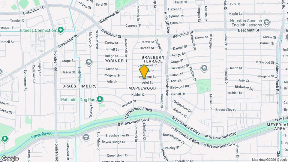 5910 Ariel St Map and Location Details