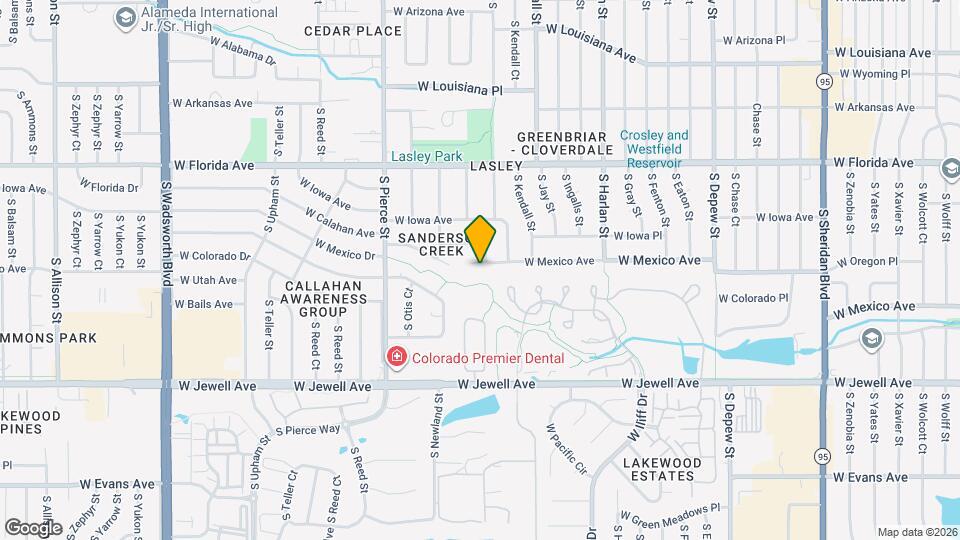 6532 W Mexico Ave Map and Location Details