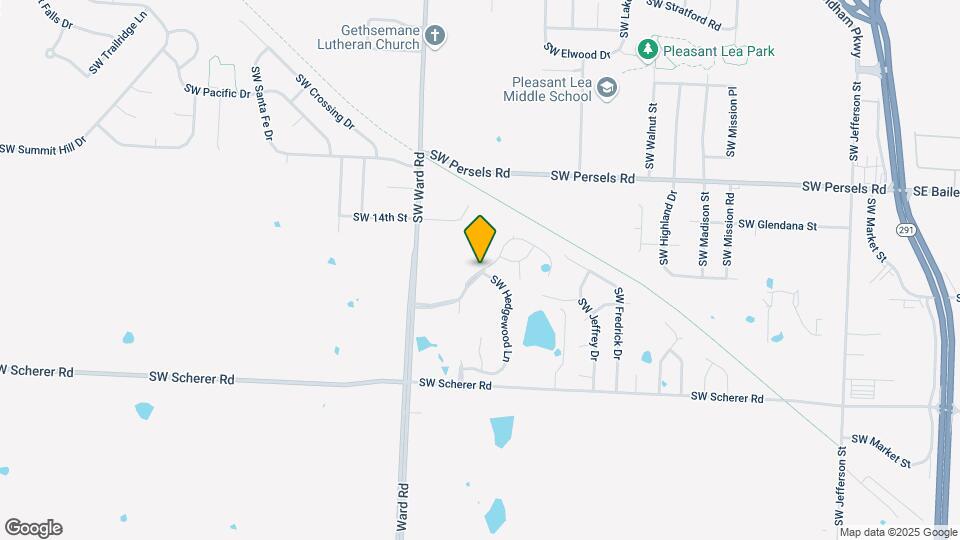 1454 SW Winthrop Dr Map and Location Details