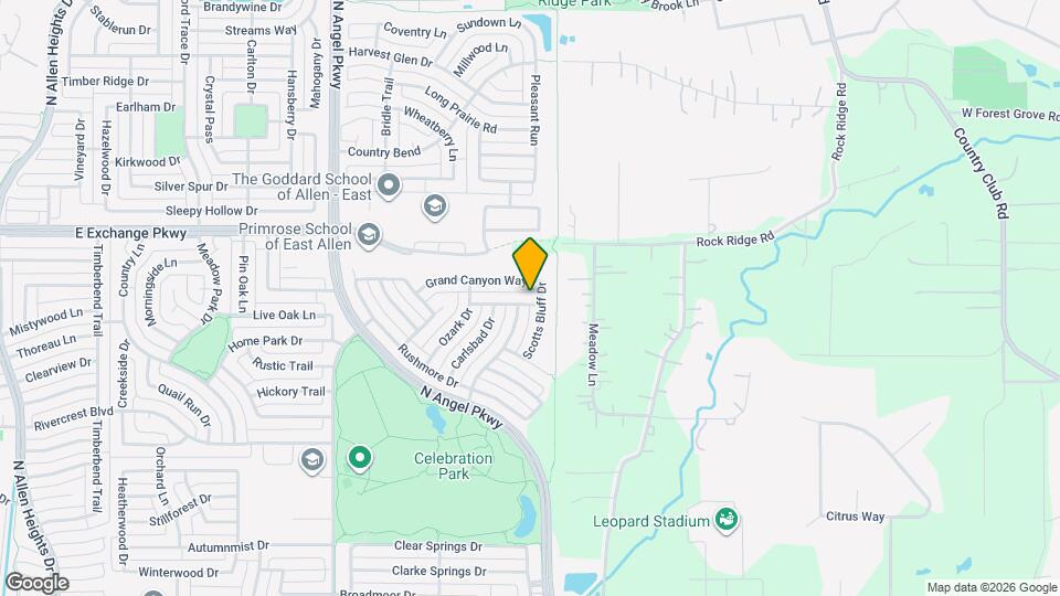 1819 Olympia Dr Map and Location Details