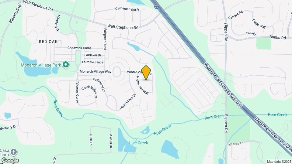 605 Applegate Ln Map and Location Details